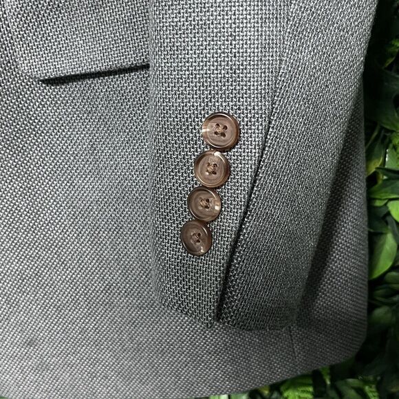 Ralph Lauren Suit Separate Mens 42R Gray Blazer Jacket Sport Coat Vented - Picture 8 of 9